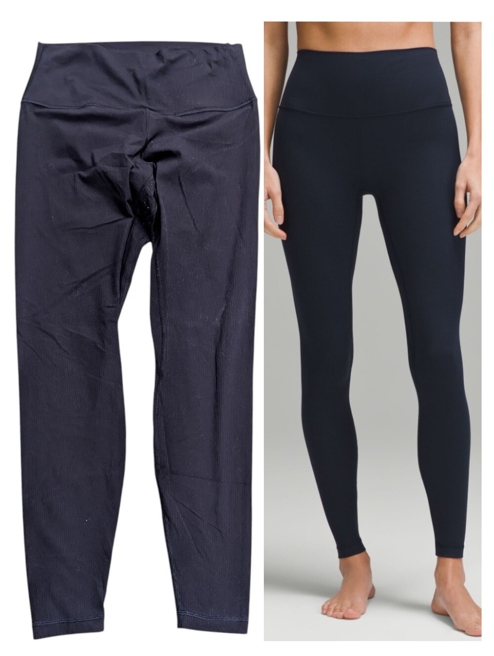 Lululemon Align High-Rise Ribbed Pant Legging 28" True Navy Size 10 $118